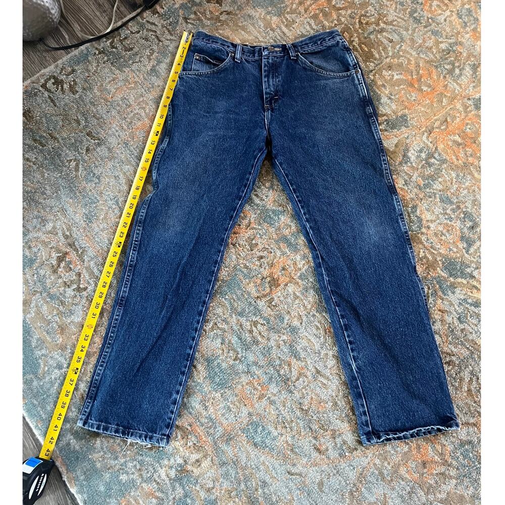 Wrangler Jeans 33x30 Relaxed Fit Dark Wash Denim